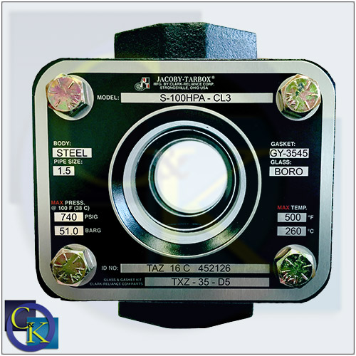 Clark-Reliance - Jacoby Tarbox Sight Flow Indicators