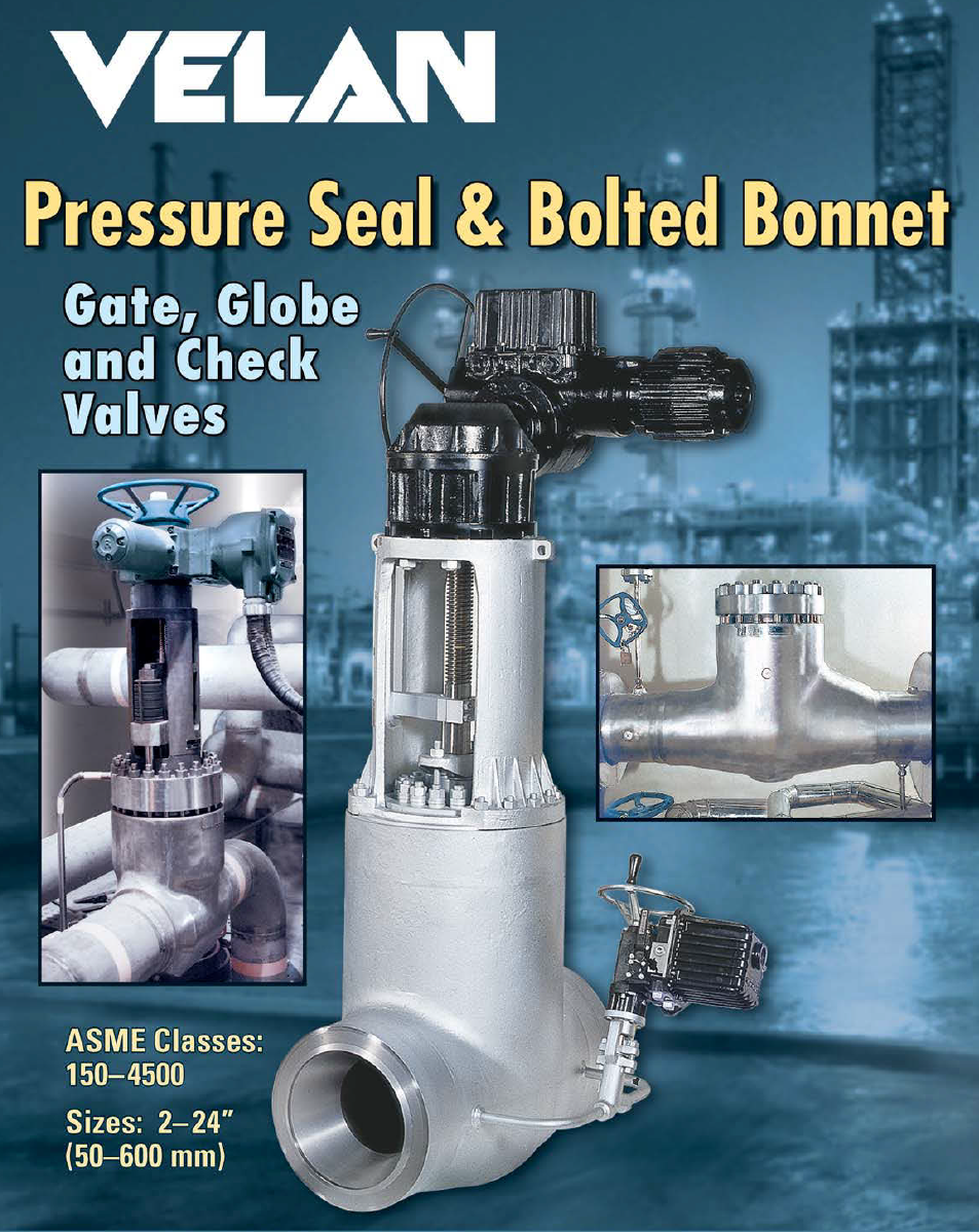 Pressure Seal and bolted bonnet