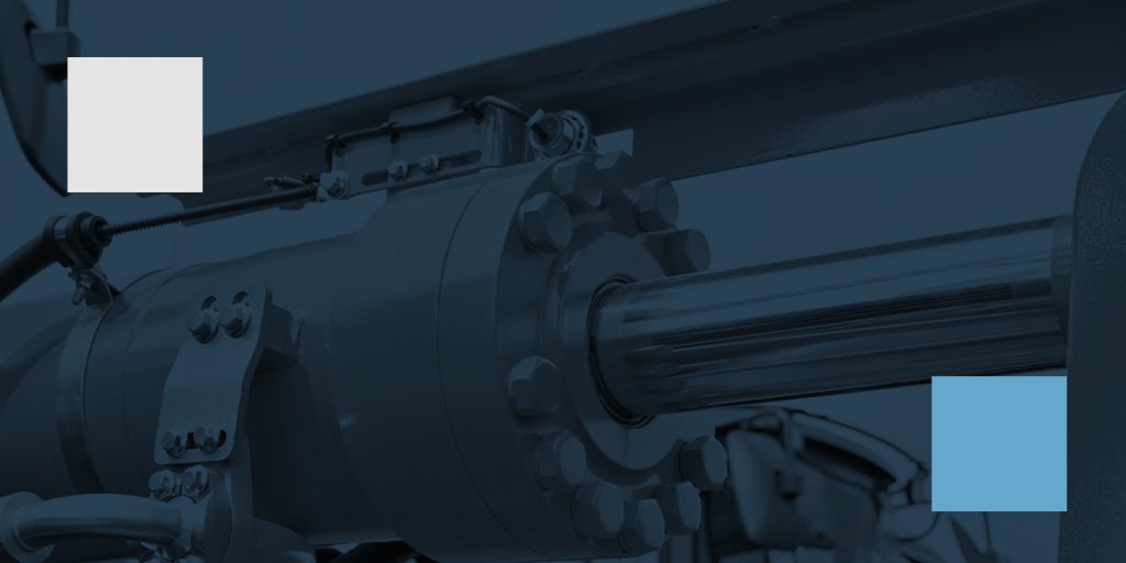 a picture of a machine in a machine shop with a blue filter over it