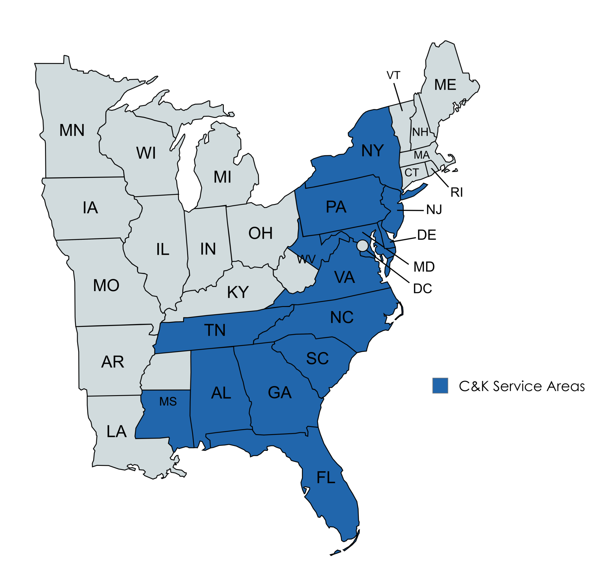 C&K Service Areas C&K Service Areas